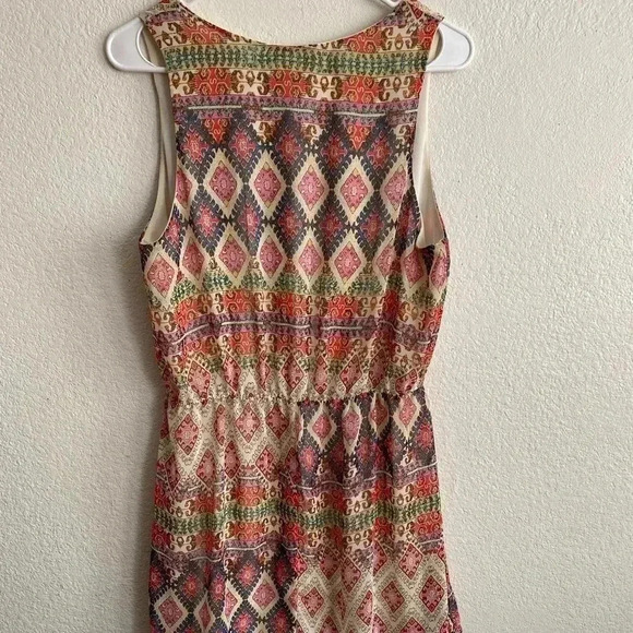 💥Millibon Multi-Print Multicolor Lightweight Dress L - Picture 4 of 9